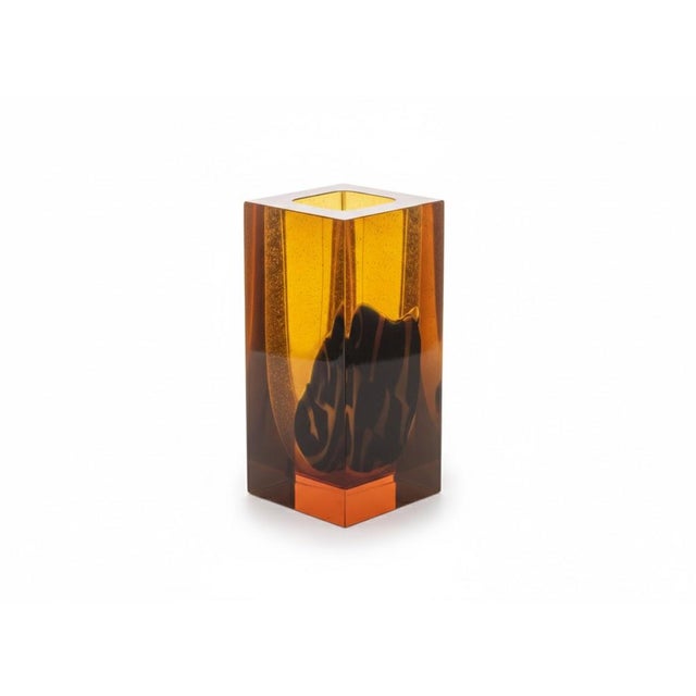 Vase by Jiří Šuhájek for Exbor, Former Czechoslovakia, 1980s For Sale - Image 6 of 6