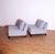 Early 21st Century Pair of Holly Hunt "Ofuro" Chairs in Sky Blue Mohair For Sale - Image 5 of 9