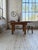 Brown Constructivist Round Pine Table, 1950s For Sale - Image 8 of 18