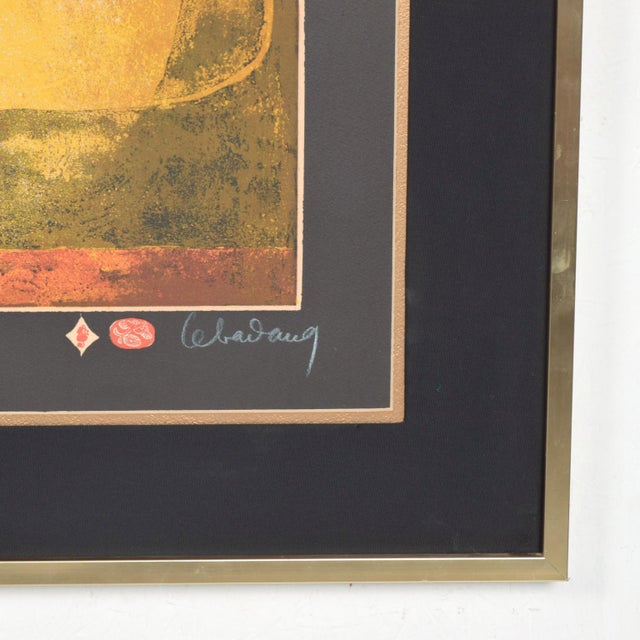 Modern Vietnamese French Still Life Original Color Lithograph by Hoi Lebadang For Sale - Image 4 of 9