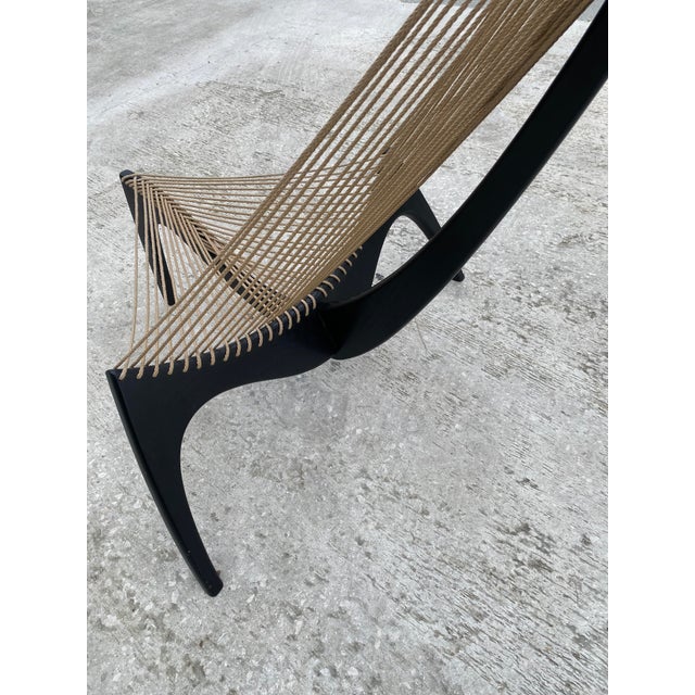 Harp or String Armchair by Jorgen Hovelskov for Mobelhandvaerk, 1963 For Sale - Image 6 of 8