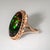 2020s 8.6Ct Black Opal Ring With Natural Diamond Accents: Solid 14k Gold, Size 6.75 For Sale - Image 5 of 8