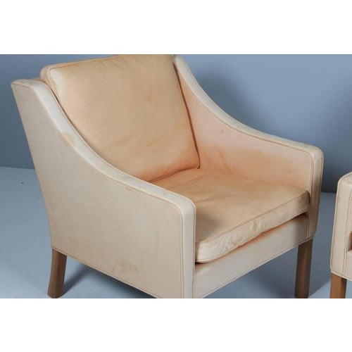 Model 2207 Lounge Chairs by Børge Mogensen for Fredericia, Set of 2 For Sale - Image 5 of 8