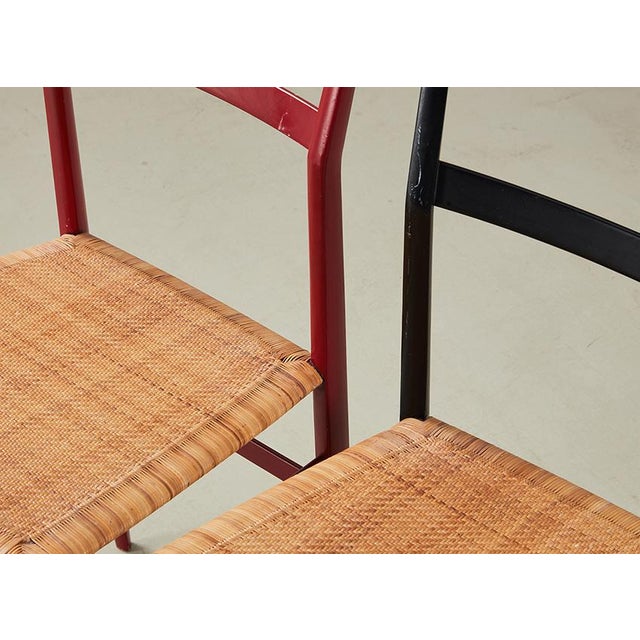 Black Superleggera Chairs by Gio Ponti for Cassina, Italy, 1957, Set of 2 For Sale - Image 8 of 13