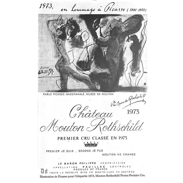 "Vivre La Vigne: Du Ghetto De Francfort a Mouton Rothschild 1744-1981" 1981 Rothschild, Philippe Baron For Sale - Image 4 of 12