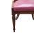 1920s Regency Mahogany Dining Chairs Set of 4 Rose Upholstered Seats For Sale - Image 15 of 18