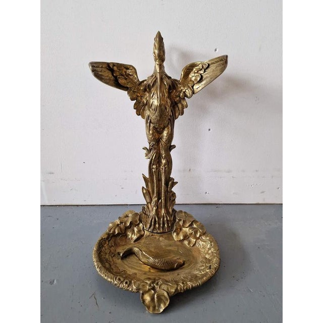 Metal Umbrella Holder in Bronze For Sale - Image 7 of 8