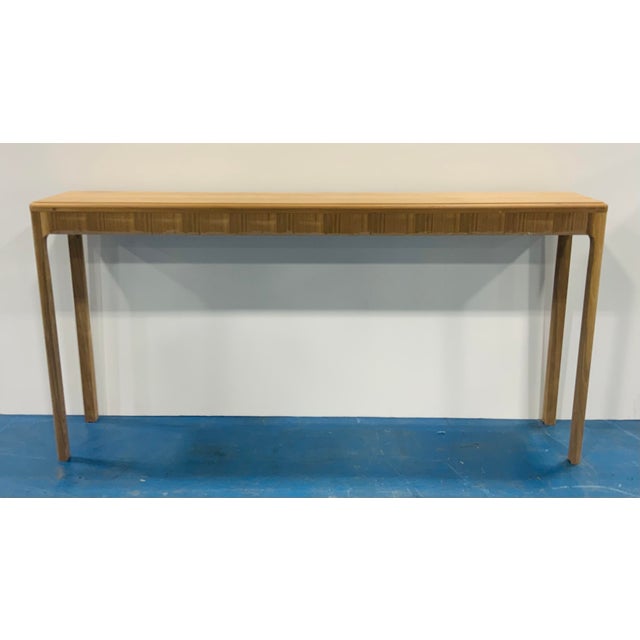 Baker Unfinished Wood Console Table Chairish