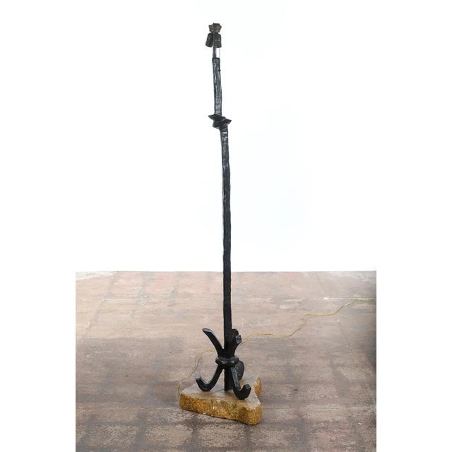 1960s Mid-Century Designer Bronze Floor Lamps - A Pair For Sale - Image 5 of 10