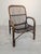 Wood Vintage Italian Bamboo Armchair, 1970s For Sale - Image 7 of 18