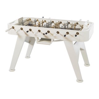 RS Barcelona Gold Foosball Table, White