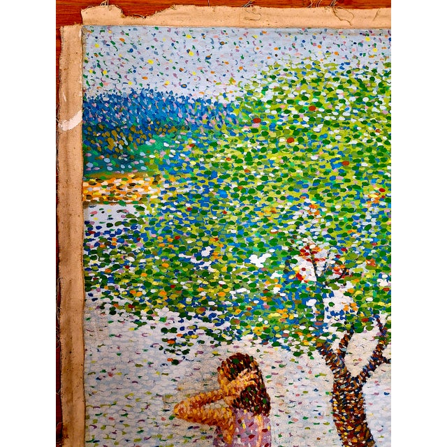 On offer is a monumental pointillism painting, a reinterpretation of “A Sunday Afternoon on the Island of La Grande...