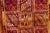 Royal Antique Silk Kutch Wall Tapestry For Sale In Los Angeles - Image 6 of 9
