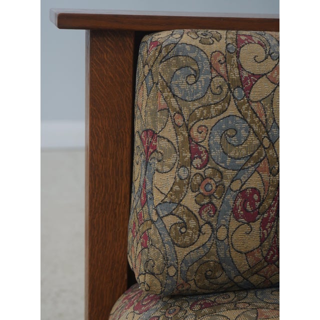 Brown Stickley Mission Oak Arts & Crafts Sofa For Sale - Image 8 of 18