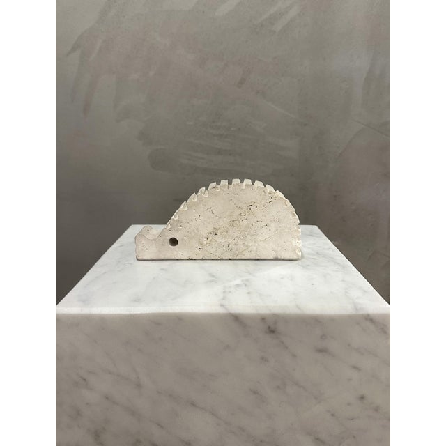 Marble Porcupine Sculpture attributed to Enzo Mari for Fratelli Mannelli, 1970s For Sale - Image 6 of 6