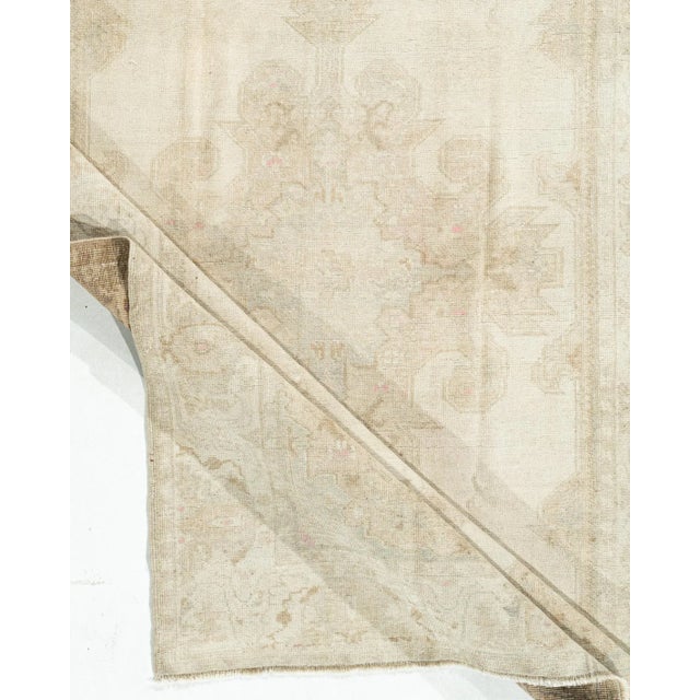 1940s Vintage Turkish Oushak Area Rug 4'7 X 7' For Sale - Image 9 of 13