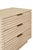 Not Yet Made - Made To Order Matthew Izzo Home Mateo Cerused Oak Three Drawer Side Table With Brass Drawer Pulls For Sale - Image 5 of 5