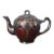 Antique Art Nouveau Lenox Silver Overlay Treacle Teapot For Sale