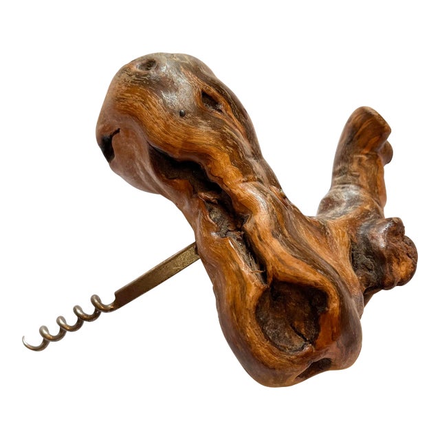 Vintage French Grapevine Corkscrew For Sale