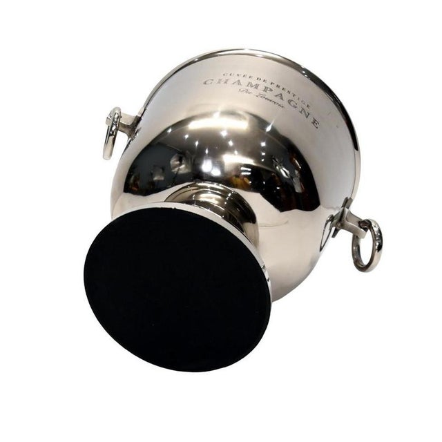 Silver French Silver-Plated Cuvee Champagne Cooler For Sale - Image 8 of 10
