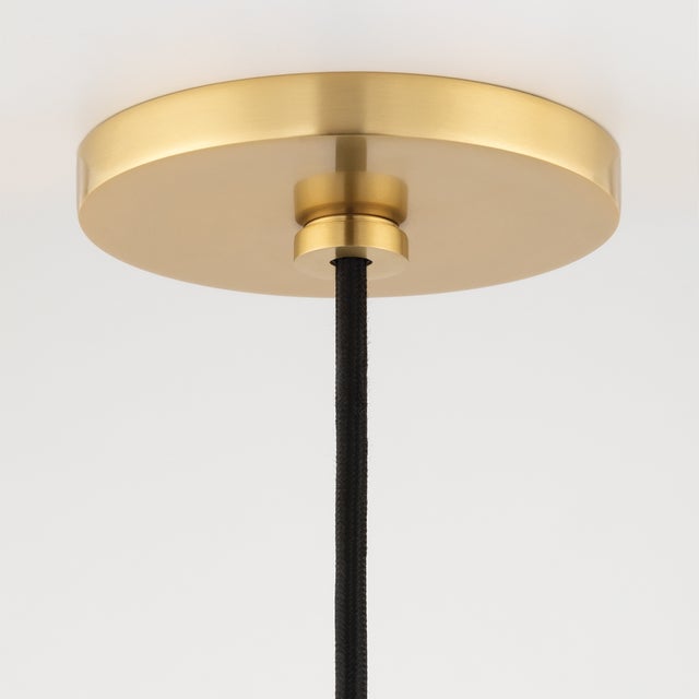 2020s Mitzi Sodsai 20 in. 1 Light Pendant in Aged Brass Finish For Sale - Image 5 of 10