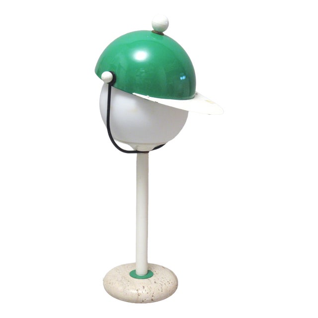 Vintage Italian Cap Lamp, 1960s For Sale