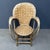 Braided Folk Art Wooden Chair For Sale - Image 4 of 18