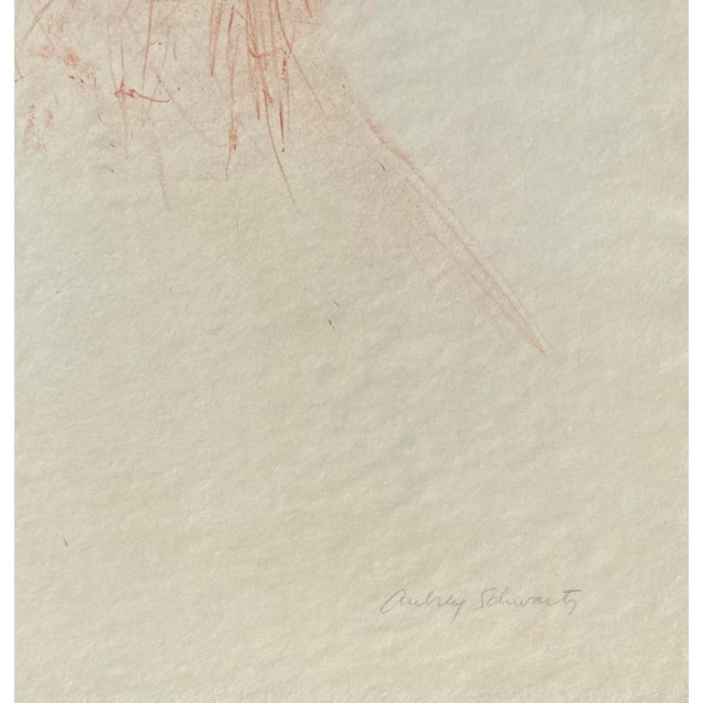 Aubrey Schwartz (1928-2019) portrait of a man, lithograph on paper, signed lower right and numbered 6 of 15. Combined...