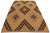 1980s 1980s Rustic Kilim Tan Beige Wool Rug - 5'4" X 6'8" For Sale - Image 4 of 7