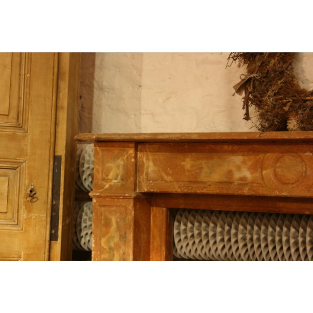 Antique Wood Fireplace Mantle, 1850s For Sale - Image 17 of 18