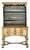 Vintage Gustavian Casa Gusto Hand Painted Hutch For Sale
