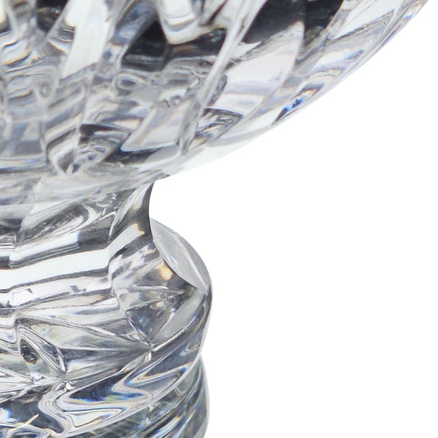 Transparent Marquis by Waterford Sheridan Footed Cut Crystal Bowl 5.5" For Sale - Image 8 of 12