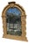 1990s 17th C Style Roman Castle Giltwood Frieze Mirror For Sale - Image 5 of 6