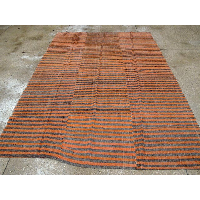 Galerie Shabab Collection Mid-20th Century Turkish Textile Flatweave Kilim Rug For Sale - Image 4 of 9