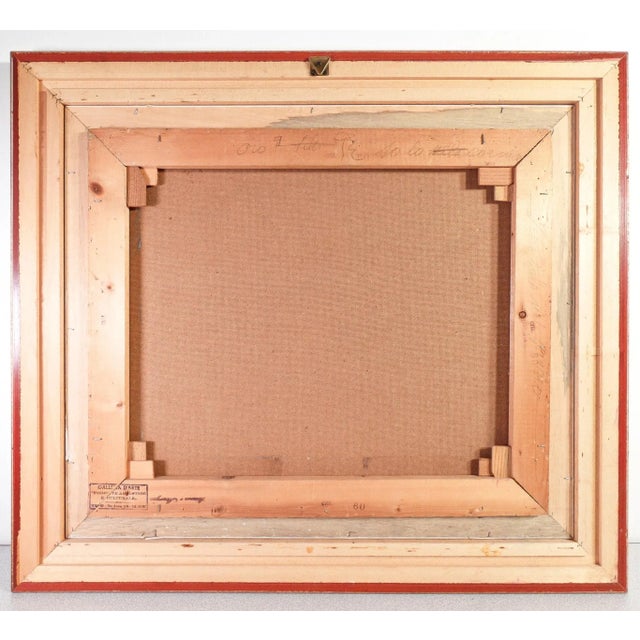 P. A. A. Gariazzo, Landscape, 1962, Oil Painting, Framed For Sale - Image 6 of 7