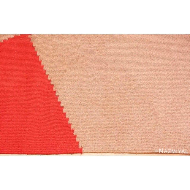 Textile Nazmiyal Collection Antonin Kybal Vintage French Kilim Rug For Sale - Image 7 of 10
