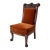 Late 19th Century Renaissance Revival Carved Mahogany Chair – Claw Feet & Rich Velvet Upholstery For Sale