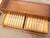 Burnt Umber Mid 20th Century Danish Modern Wood & Glass Jewelry Display Case For Sale - Image 8 of 12