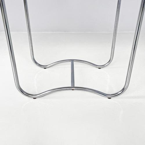 Mid-Century Italian Modern Wood and Metal Coffee Table with Newspaper Hook, 1950s For Sale - Image 17 of 18