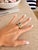 Stambolian 18k Gold Blue Zircon and Diamond Cocktail Ring, Size 8.75 For Sale - Image 17 of 17