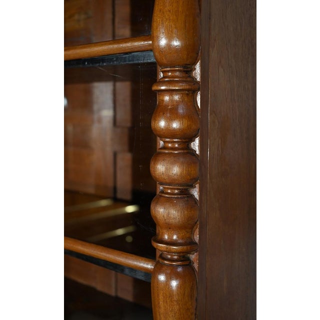 Brown End of 19th Century Teak Showcase Dresser For Sale - Image 8 of 18