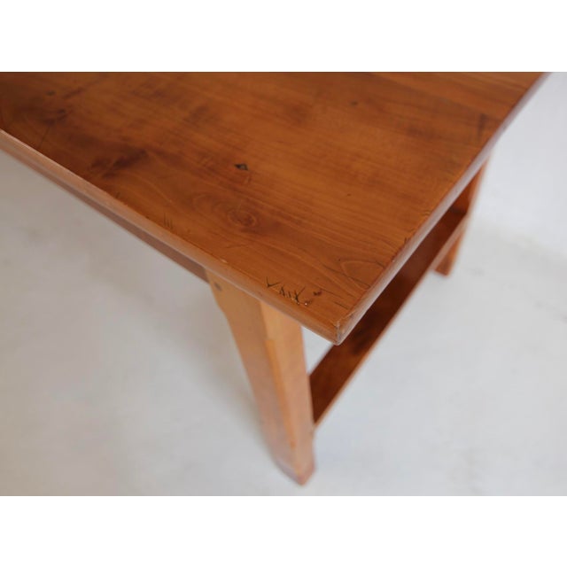 Vintage Cherrywood Dining Table For Sale - Image 12 of 18