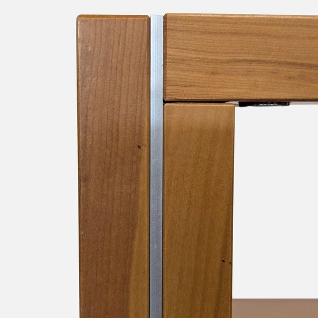 Attributed to Gangso Mobler Glass and Wood Console Table For Sale - Image 14 of 14