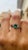 Metal Genuine Emerald Diamond Women Engagement Ring in 18k Solid Yellow Gold Size 7 For Sale - Image 7 of 13