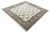 This magnificent, almost square Tabriz 50 Raj rug with silk content is a masterpiece of traditional knotting. with an...