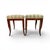French Early 19th Century French Pair of Walnut Directoire Stools For Sale - Image 3 of 5