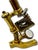Fine Quality Authentic Antique Solid Brass Doctors Microscope by Bausch & Lomb Optical Co. New York Circa 1894 For Sale - Image 13 of 18
