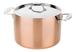Mepra Toscana 24 Cm 18/10 Stainless Steel and Copper Finish Stock Pot