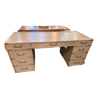 Restoration Hardware "Cayden" Campaign Style Desk For Sale