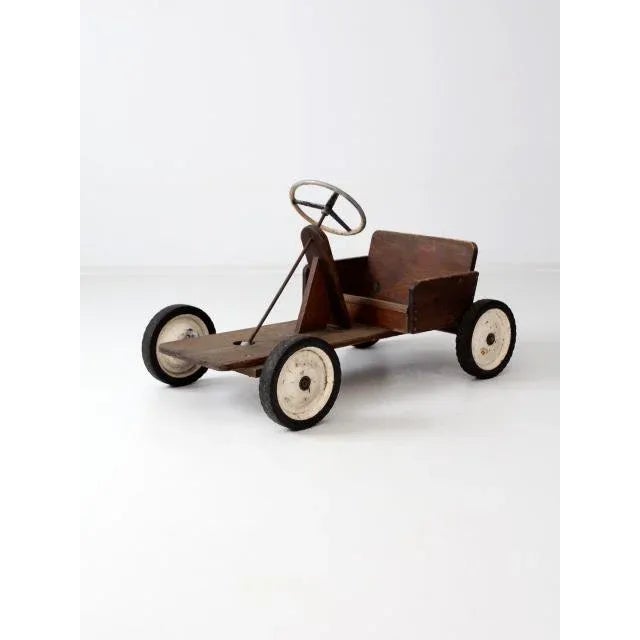 Vintage Toy Riding Car For Sale - Image 11 of 11